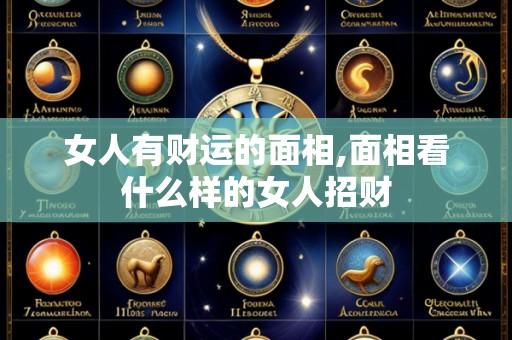 女人有财运的面相,面相看什么样的女人招财