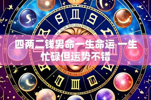 四两二钱男命一生命运 一生忙碌但运势不错