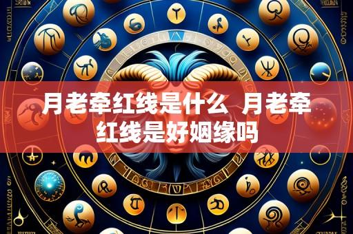 月老牵红线是什么 月老牵红线是好姻缘吗