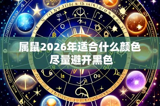 属鼠2026年适合什么颜色 尽量避开黑色