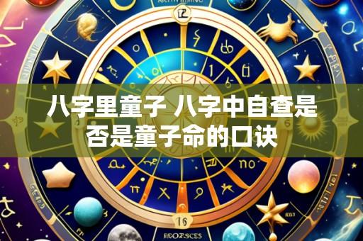 八字里童子 八字中自查是否是童子命的口诀