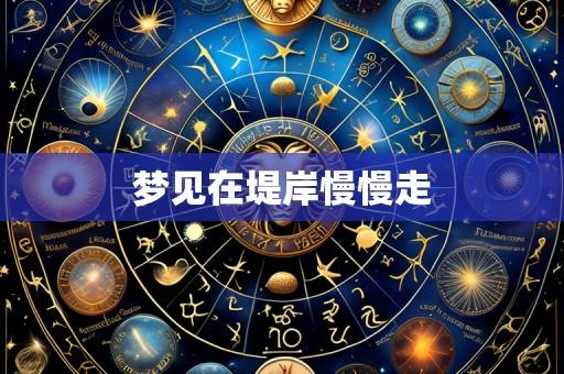 梦见在堤岸慢慢走