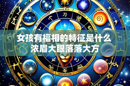女孩有福相的特征是什么 浓眉大眼落落大方