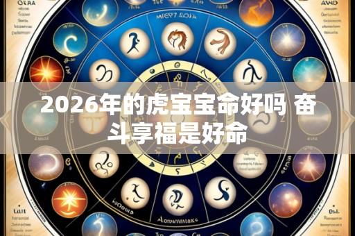 2026年的虎宝宝命好吗 奋斗享福是好命
