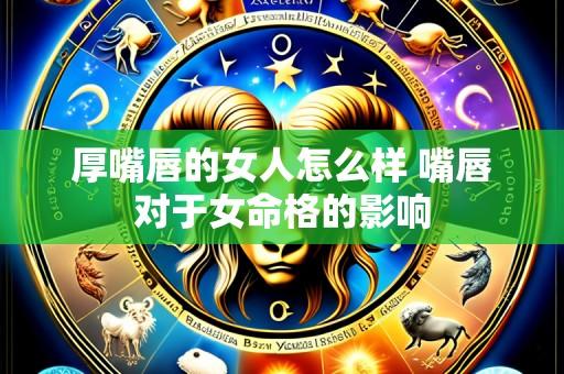 厚嘴唇的女人怎么样 嘴唇对于女命格的影响