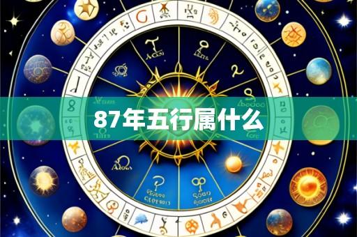 87年五行属什么