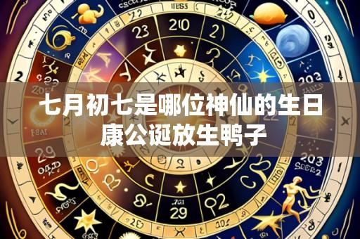 七月初七是哪位神仙的生日 康公诞放生鸭子