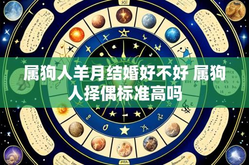 属狗人羊月结婚好不好 属狗人择偶标准高吗
