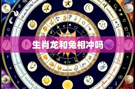 生肖龙和兔相冲吗