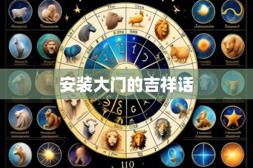安装大门的吉祥话