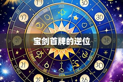 宝剑首牌的逆位