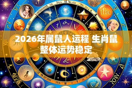 2026年属鼠人运程 生肖鼠整体运势稳定