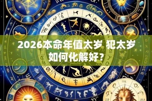 2026本命年值太岁 犯太岁如何化解好?