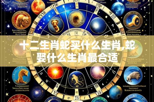 十二生肖蛇买什么生肖,蛇娶什么生肖最合适