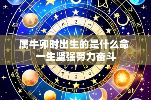 属牛卯时出生的是什么命 一生坚强努力奋斗