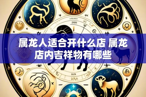 属龙人适合开什么店 属龙店内吉祥物有哪些