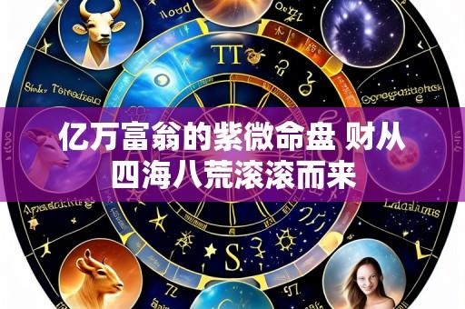 亿万富翁的紫微命盘 财从四海八荒滚滚而来