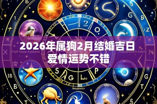 2026年属狗2月结婚吉日 爱情运势不错