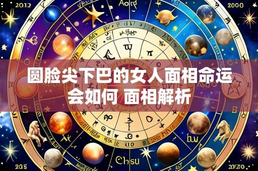 圆脸尖下巴的女人面相命运会如何 面相解析