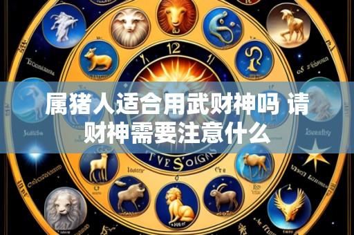 属猪人适合用武财神吗 请财神需要注意什么