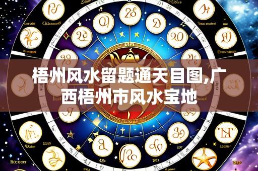 梧州风水留题通天目图,广西梧州市风水宝地