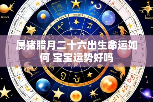 属猪腊月二十六出生命运如何 宝宝运势好吗