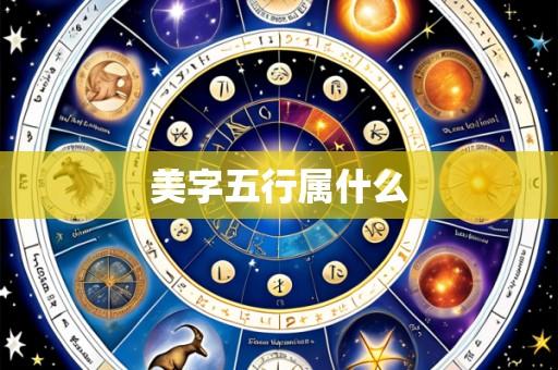 美字五行属什么