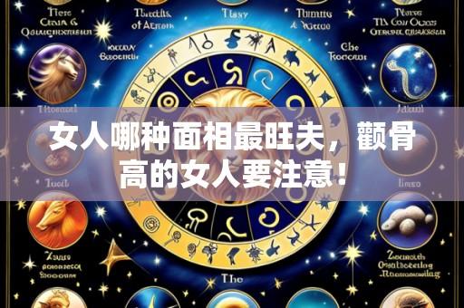 女人哪种面相最旺夫,颧骨高的女人要注意!