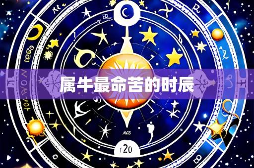 属牛最命苦的时辰