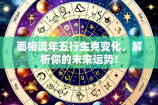 面相流年五行生克变化,解析你的未来运势!
