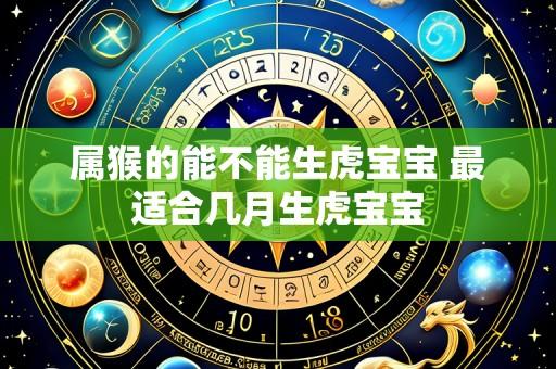 属猴的能不能生虎宝宝 最适合几月生虎宝宝