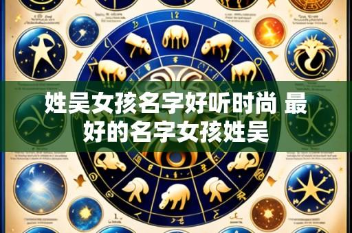 姓吴女孩名字好听时尚 最好的名字女孩姓吴