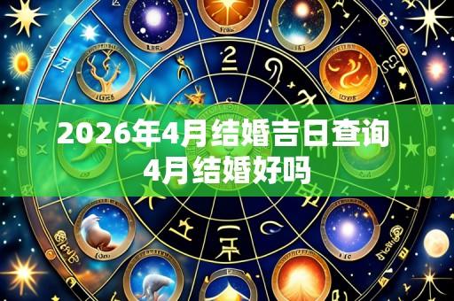 2026年4月结婚吉日查询 4月结婚好吗