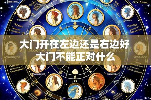 大门开在左边还是右边好 大门不能正对什么