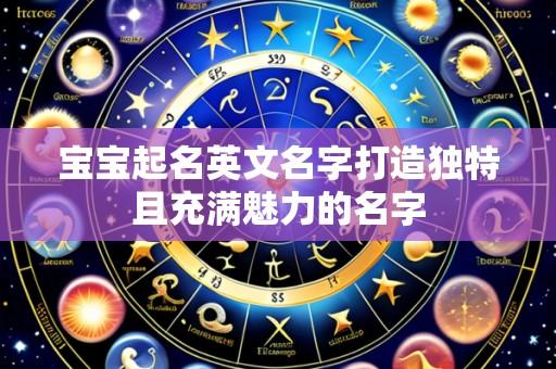 宝宝起名英文名字打造独特且充满魅力的名字
