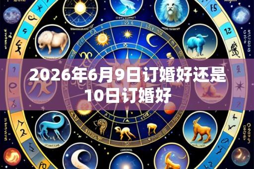 2026年6月9日订婚好还是10日订婚好