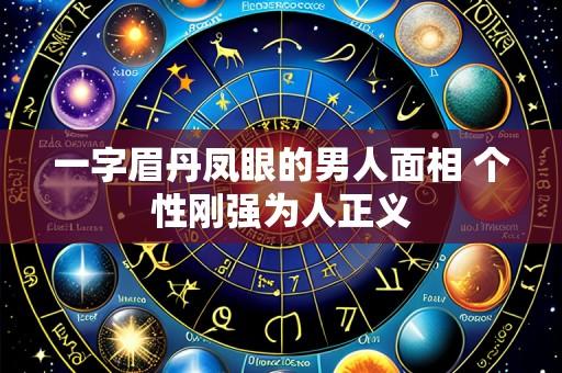 一字眉丹凤眼的男人面相 个性刚强为人正义
