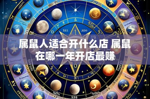 属鼠人适合开什么店 属鼠在哪一年开店最赚