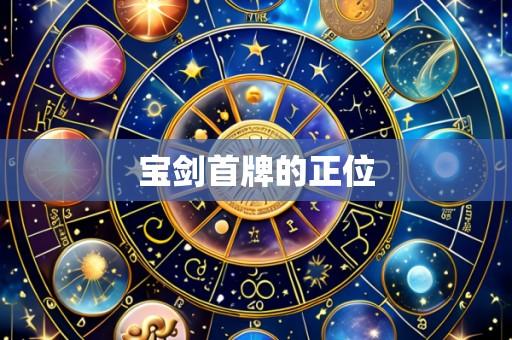 宝剑首牌的正位