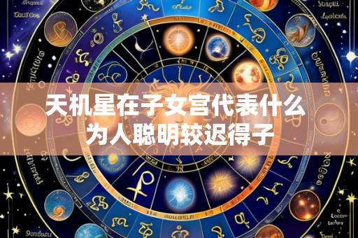 天机星在子女宫代表什么 为人聪明较迟得子