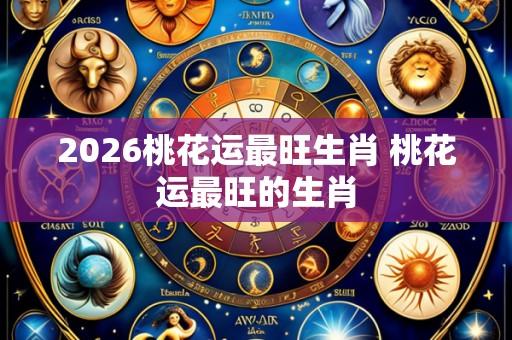 2026桃花运最旺生肖 桃花运最旺的生肖