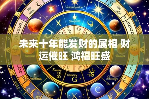 未来十年能发财的属相 财运催旺 鸿福旺盛