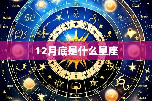 12月底是什么星座