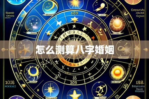 怎么测算八字婚姻