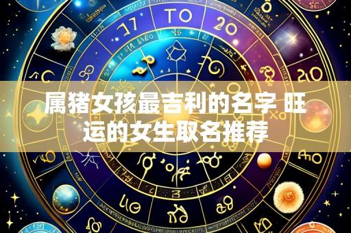 属猪女孩最吉利的名字 旺运的女生取名推荐