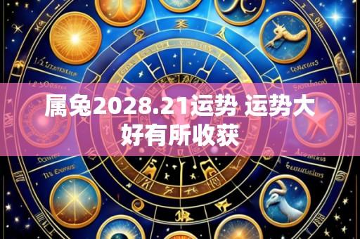 属兔2028.21运势 运势大好有所收获