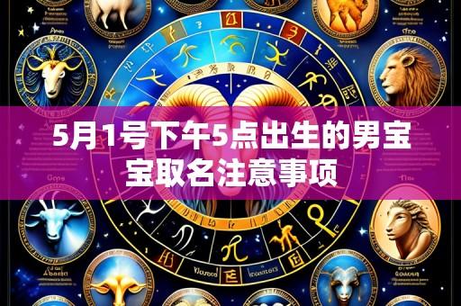 5月1号下午5点出生的男宝宝取名注意事项