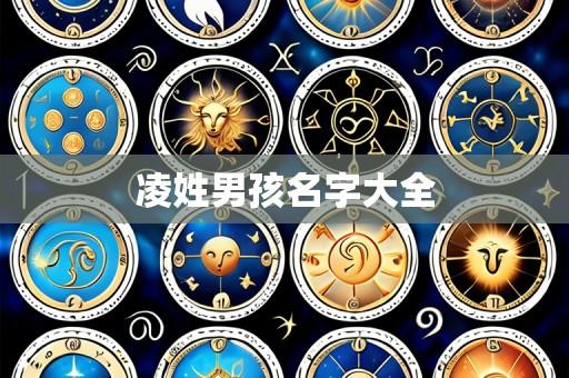 凌姓男孩名字大全
