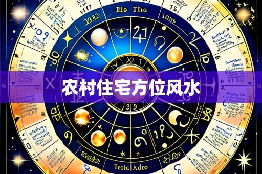 农村住宅方位风水