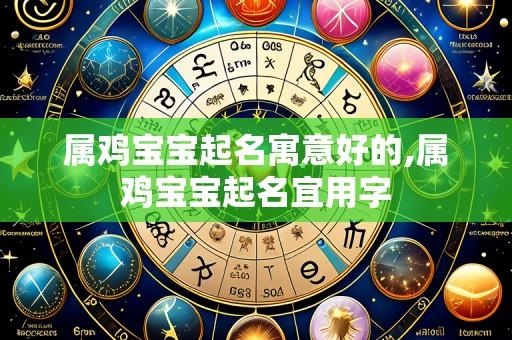 属鸡宝宝起名寓意好的,属鸡宝宝起名宜用字